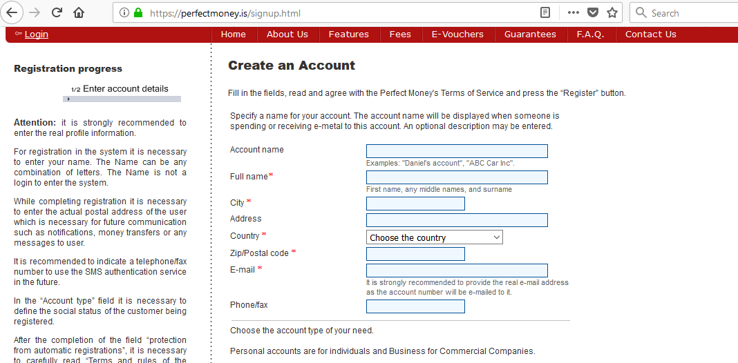 perfect-money-signup